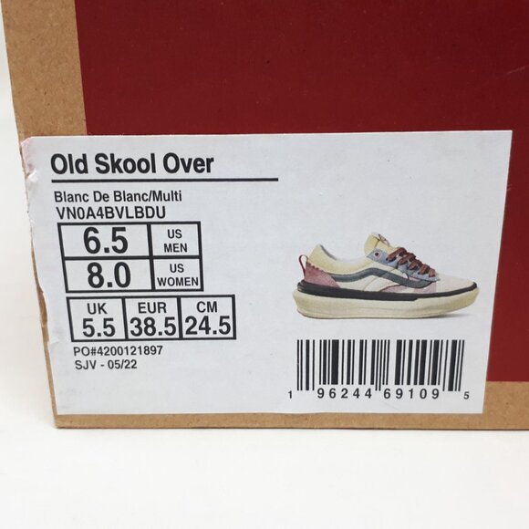 Vans Old Skool Overt CC Stacked Platform Shoe Sneaker Blanc De White Womens 8 US - Picture 11 of 13